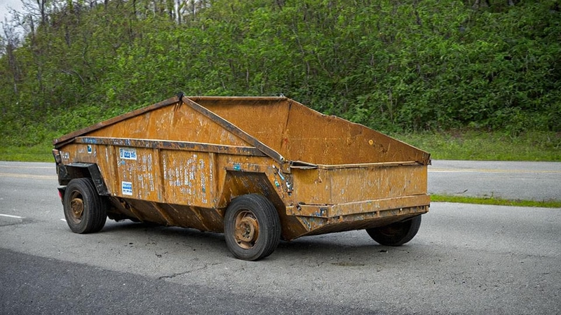 tesla dumpster